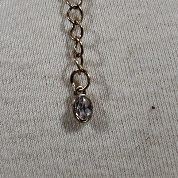 [5/$25] Floral Rhinestone Necklace - Picture 5 of 8